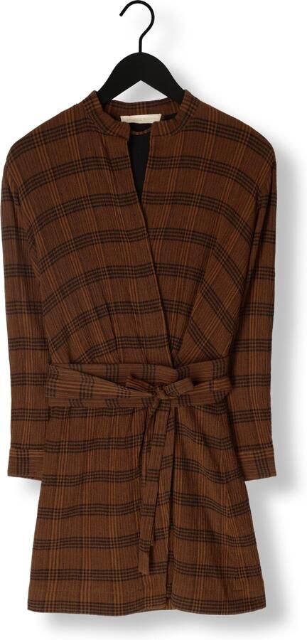 Vanessa Bruno Bruine Mini Jurk Blandine Brown Dames - Foto 3