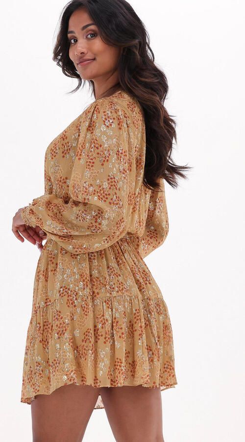 Vanessa Bruno Khaki Svetlana Jurk Mini Jurk Multicolor Dames - Foto 3