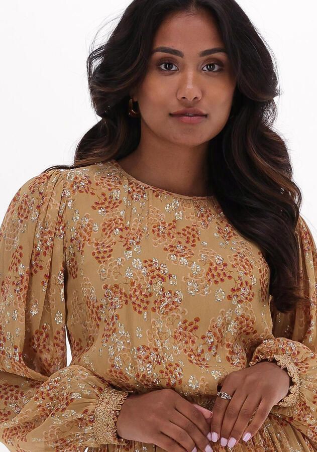 Vanessa Bruno Khaki Svetlana Jurk Mini Jurk Multicolor Dames