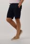 VANGUARD Heren Broeken Chino Shorts Fine Twill Stretch Blauw - Thumbnail 1