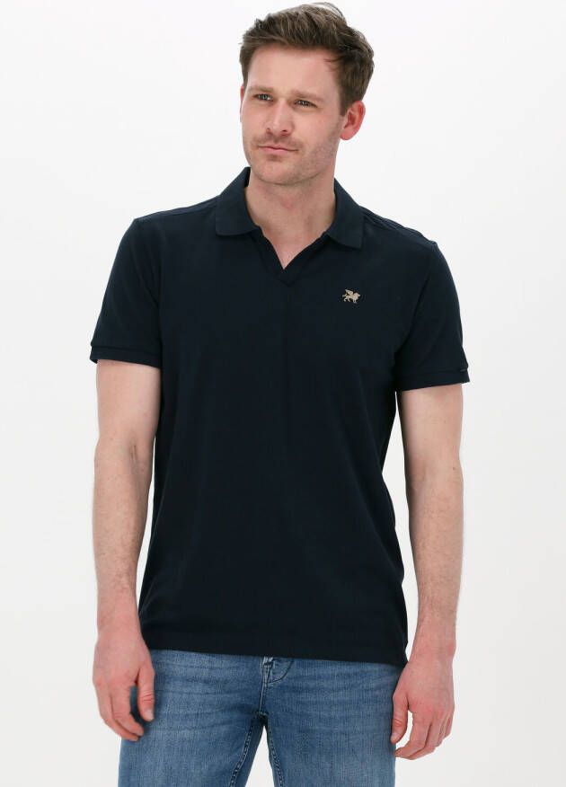 Vanguard Donkergroene Polo Short Sleeve Polo Pique Stretch Peached