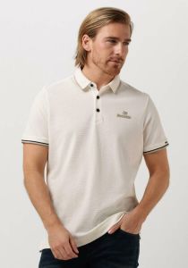 Vanguard Gebroken Wit Polo Short Sleeve Polo Cotton Poly Waffle Structure