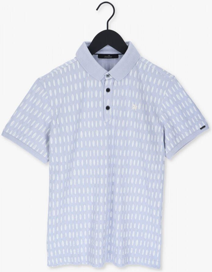 Vanguard Lichtblauwe Polo Short Sleeve Polo Pique Stretch