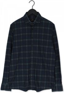 Vanguard Zwarte Casual Overhemd Long Sleeve Shirt Check Printe