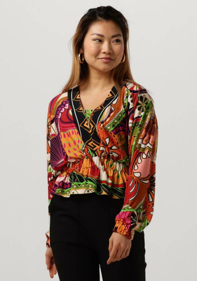 VANILIA Dames Tops & T-shirts Printed Fun Batsleeve Multi