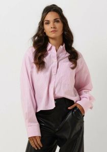 Vanilia Roze Blouse London Stripe Shirt