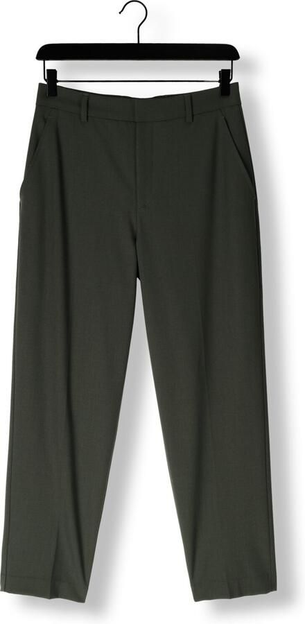 VANILIA Dames Broeken Capri Wool Pants Groen - Foto 3