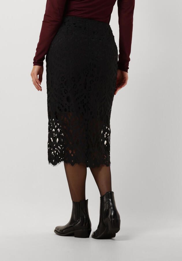 VANILIA Dames Rokken Lace Pencil Skirt Zwart - Foto 2