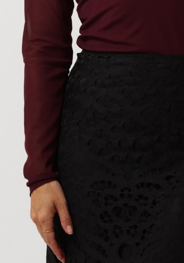 VANILIA Dames Rokken Lace Pencil Skirt Zwart - Foto 3