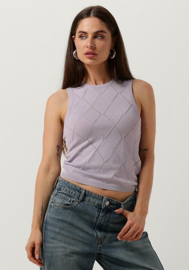 VANILIA Dames Tops & T-shirts Argyle Spencer Beige - Foto 4