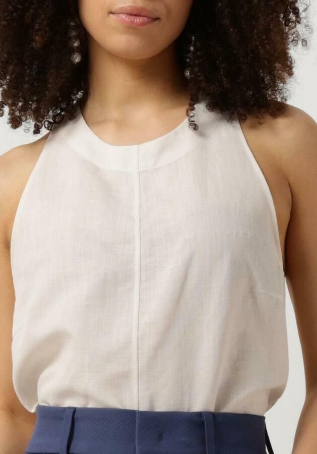 VANILIA Dames Tops & T-shirts Light Linen Twisted Ecru - Foto 2
