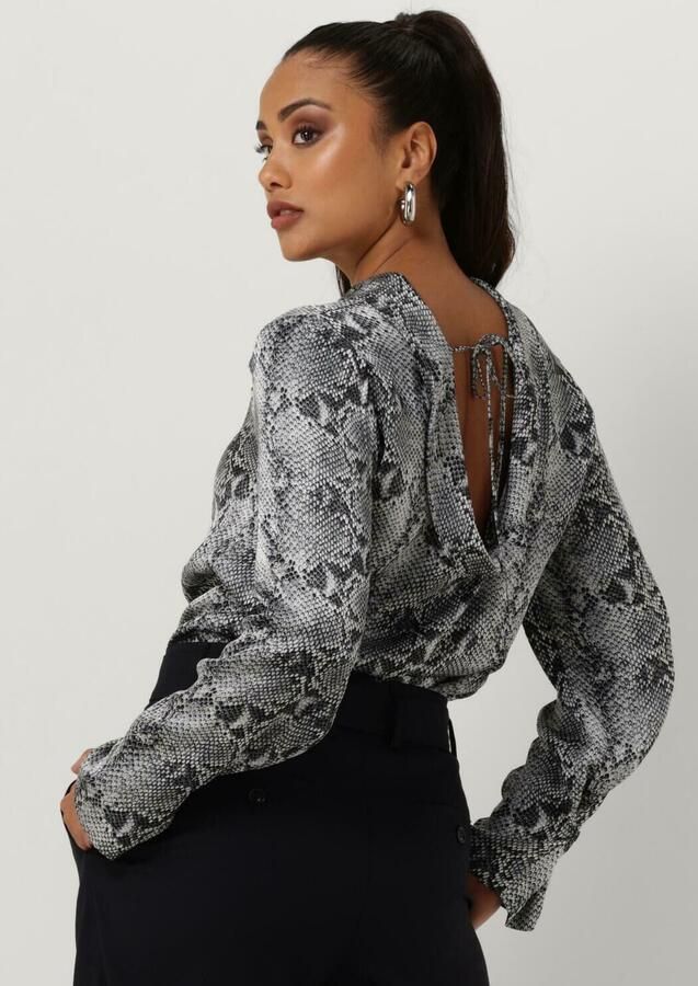 VANILIA Dames Tops & T-shirts Python Shirt Grijs - Foto 4