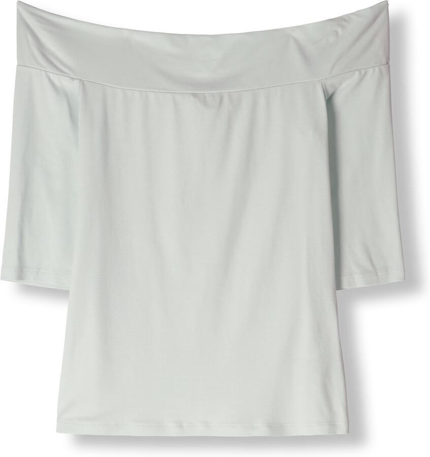 VANILIA Dames Tops & T-shirts Viscose Off Shoulder Ssl Blauw