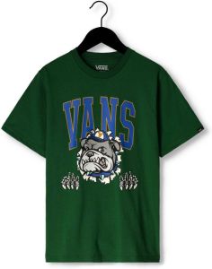 Vans Groene T-shirt Varsity Bulldog Ss Eden