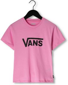 Vans Roze T-shirt Gr Flying V Crew Girls Cyclamen