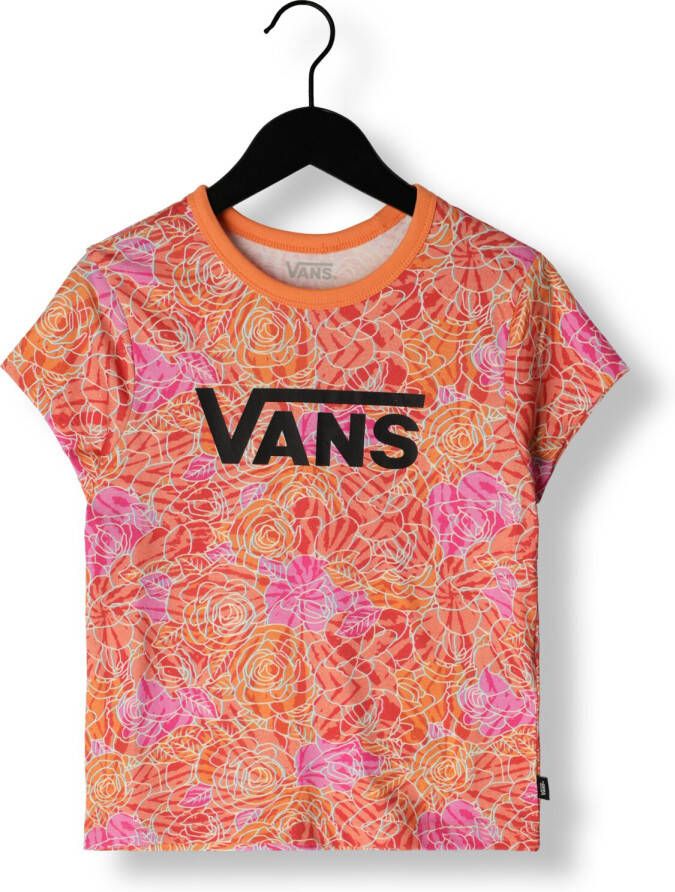 VANS Meisjes Tops & T-shirts Rose Camo Print Mini Tee Cyclamen Roze-170