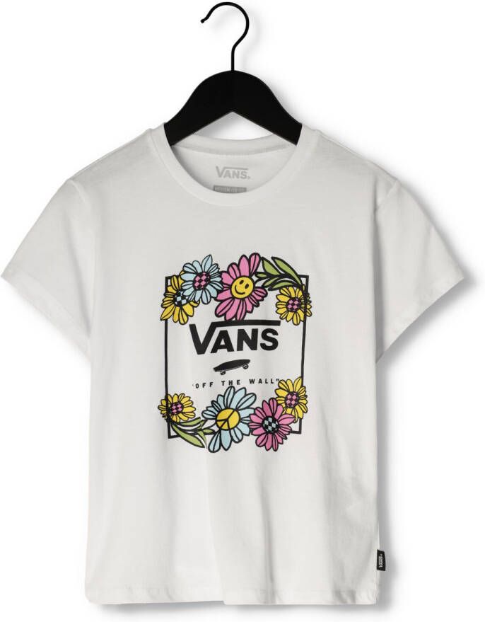 VANS Meisjes Tops & T-shirts Elevated Floral Crew White Wit-146