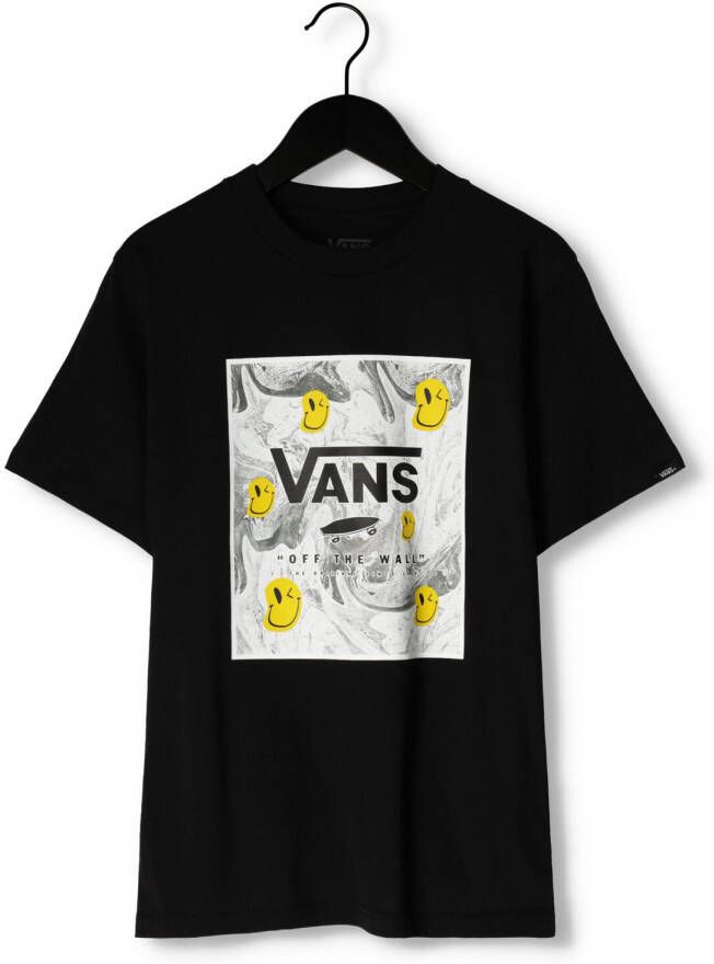 VANS Jongens Polo's & T-shirts By Print Box Boys Black-charcoal Zwart-170