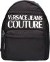 Versace Jeans Couture Zwarte Herenrugzak met Logo Black Heren - Thumbnail 1