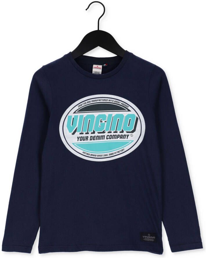 VINGINO Jongens Polo's & T-shirts Jantoni Blauw