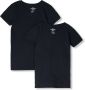 VINGINO basic T-shirt set van 2 donkerblauw Jongens Stretchkatoen V-hals 110 116 - Thumbnail 1