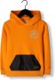 VINGINO hoodie Noell met backprint oranje zwart Sweater Backprint 104 - Thumbnail 1