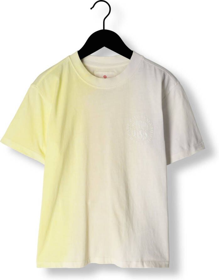 VINGINO T-shirt JOP licht neon geel lila Jongens Katoen Ronde hals Meerkleurig 104