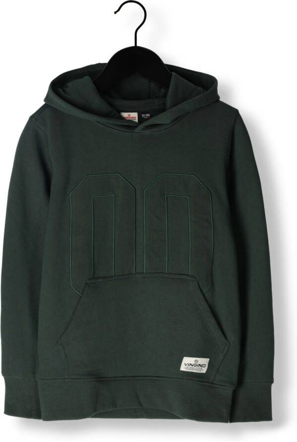 VINGINO hoodie Nillo groen Sweater 140 | Sweater van