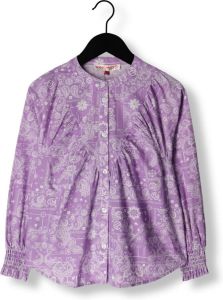 Vingino gebloemde blouse Larith paars