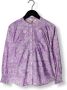VINGINO gebloemde blouse Larith paars Meisjes Katoen Ronde hals Bloemen 116 - Thumbnail 1