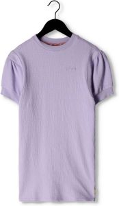 Vingino T-shirtjurk PIXIE met textuur lila