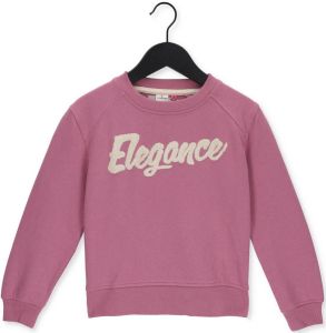 Vingino sweater Nieka met tekst warm roze