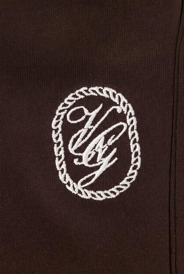 Vingino relaxed fit joggingbroek met logo donkerbruin