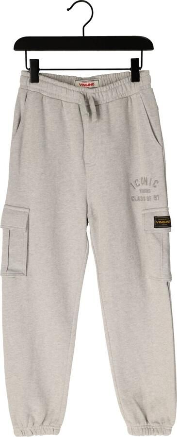 Vingino regular cargo broek grijs melange
