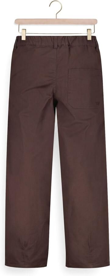 Vingino loose fit casual broek donkerbruin Jongens Stretchkatoen Effen - Foto 3