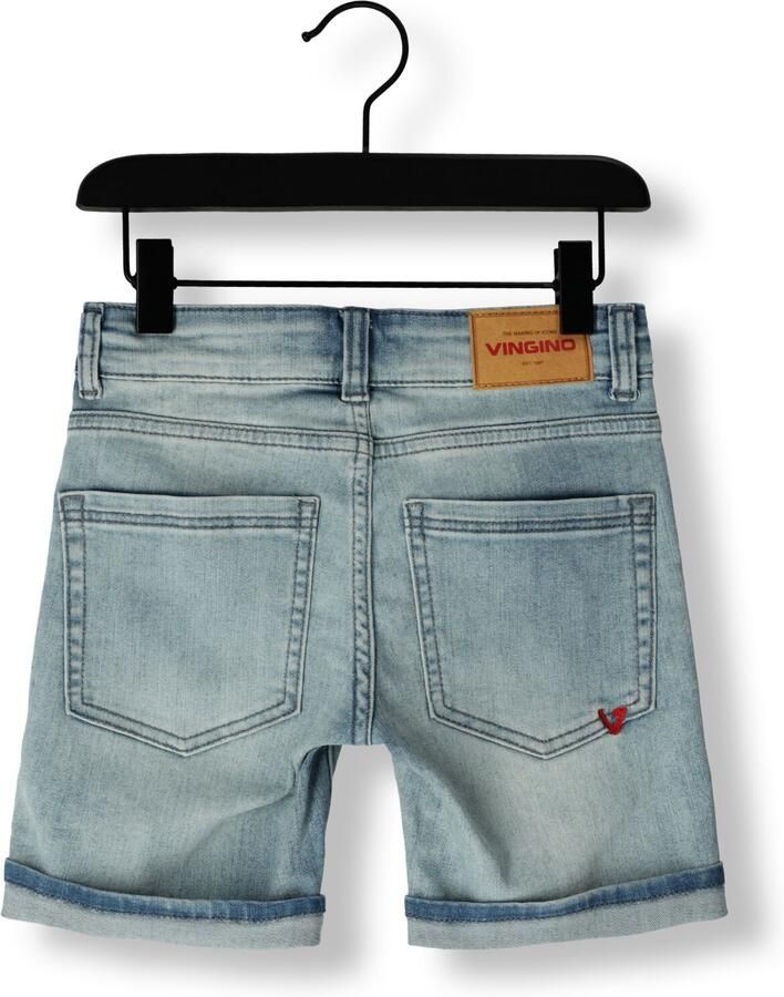 Vingino denim regular denim short light blue denim