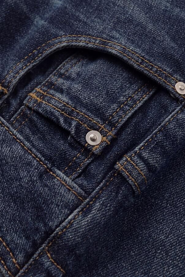 Vingino Gustavo essential relaxed fit loose fit jeans deep dark Blauw Jongens Denim