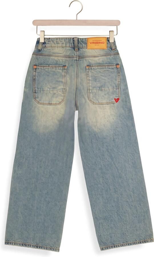 Vingino Luca baggy jeans old vintage Blauw Jongens Denim Effen - Foto 3