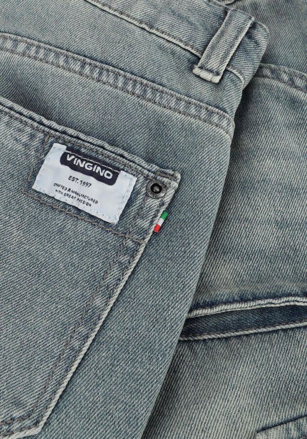 Vingino straight regular waist cargo jeans medium blue denim - Foto 3