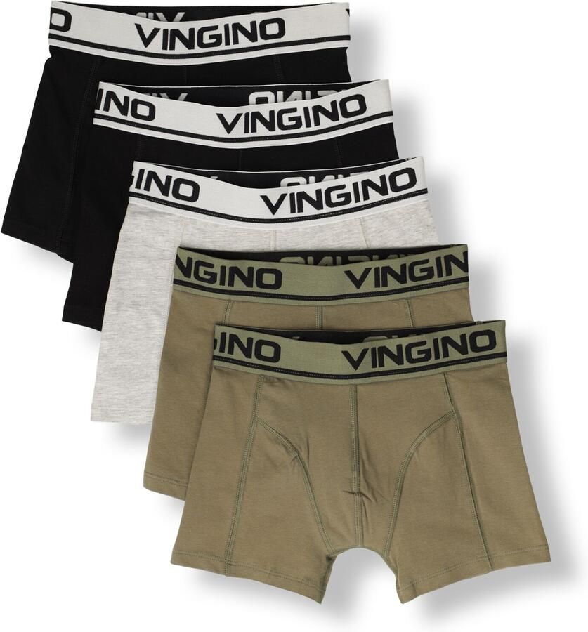 VINGINO Jongens Ondergoed & Nachtkleding Boys Boxer 5pack Grijs - Foto 2