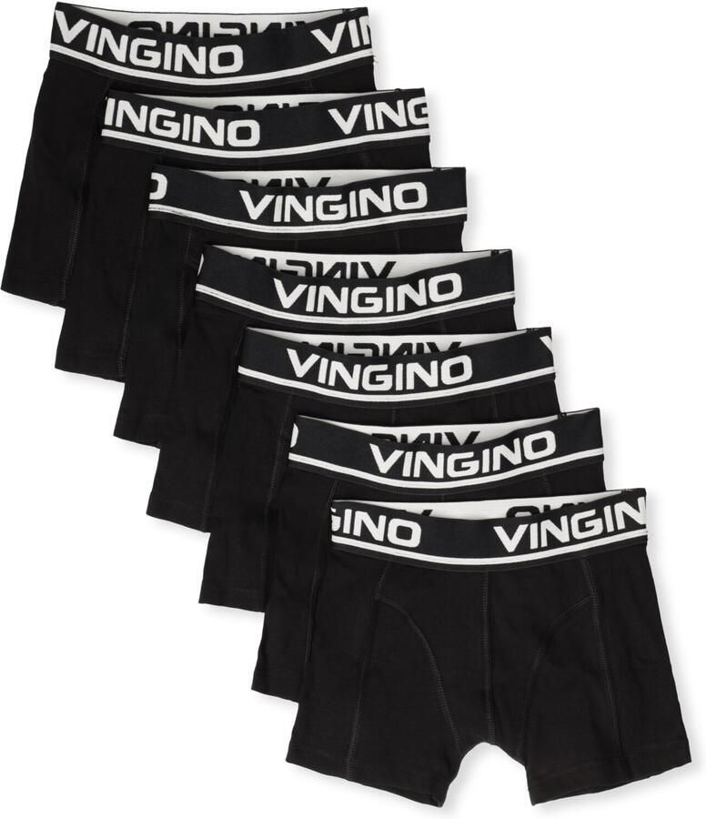 VINGINO Jongens Ondergoed & Nachtkleding Boys Boxer 7 Pack Zwart - Foto 2