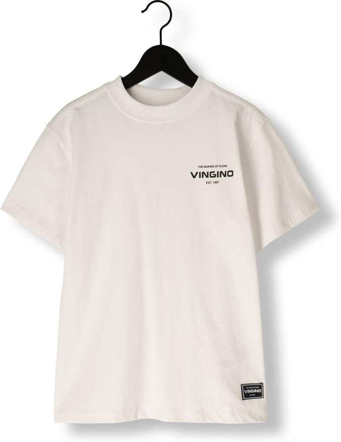 VINGINO Jongens Polo's & T-shirts Basic Oversized Wit - Foto 2