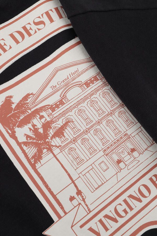 VINGINO Jongens Polo's & T-shirts Heath Zwart