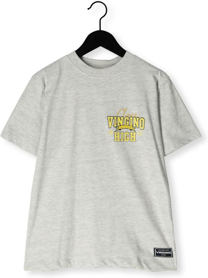 VINGINO Jongens Polo's & T-shirts Hendric Lichtgrijs