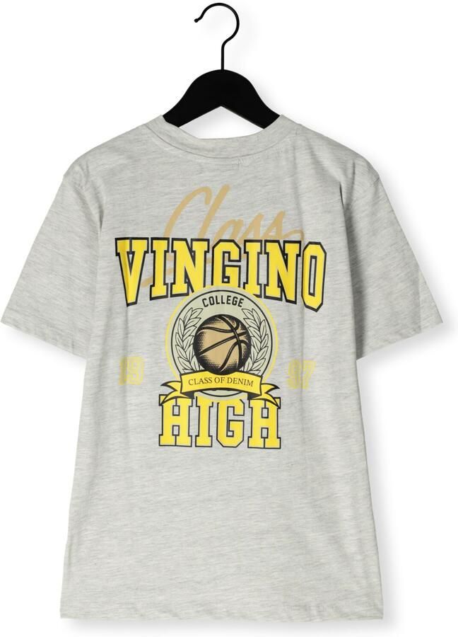 VINGINO Jongens Polo's & T-shirts Hendric Lichtgrijs - Foto 3