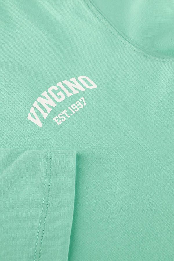 VINGINO Jongens Polo's & T-shirts Icon-boxy-ss Mint - Foto 2