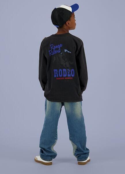 VINGINO Jongens Polo's & T-shirts Jackson Zwart - Foto 2