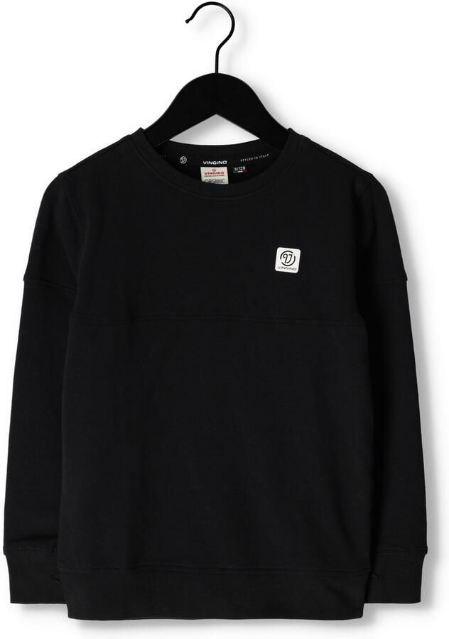 VINGINO Jongens Truien & Vesten Crewneck-basic-logo Zwart