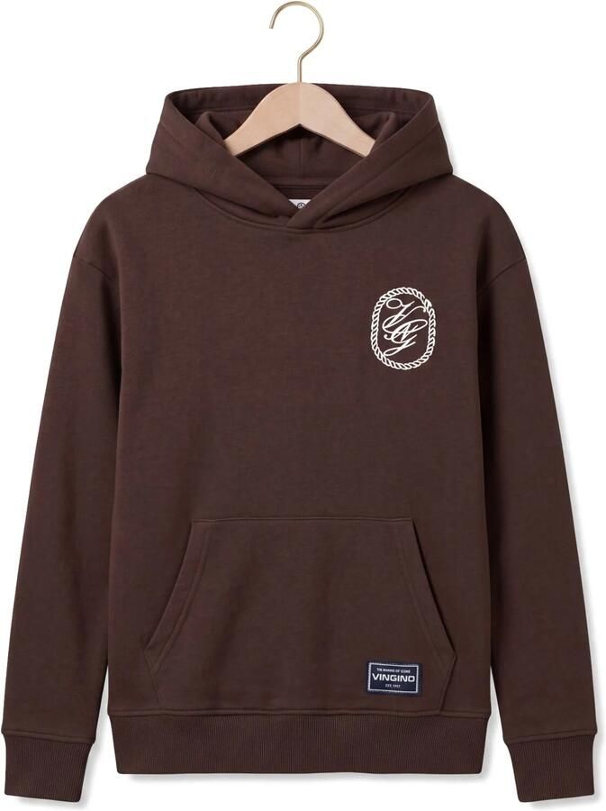 VINGINO Jongens Truien & Vesten Icon-hoody Bruin
