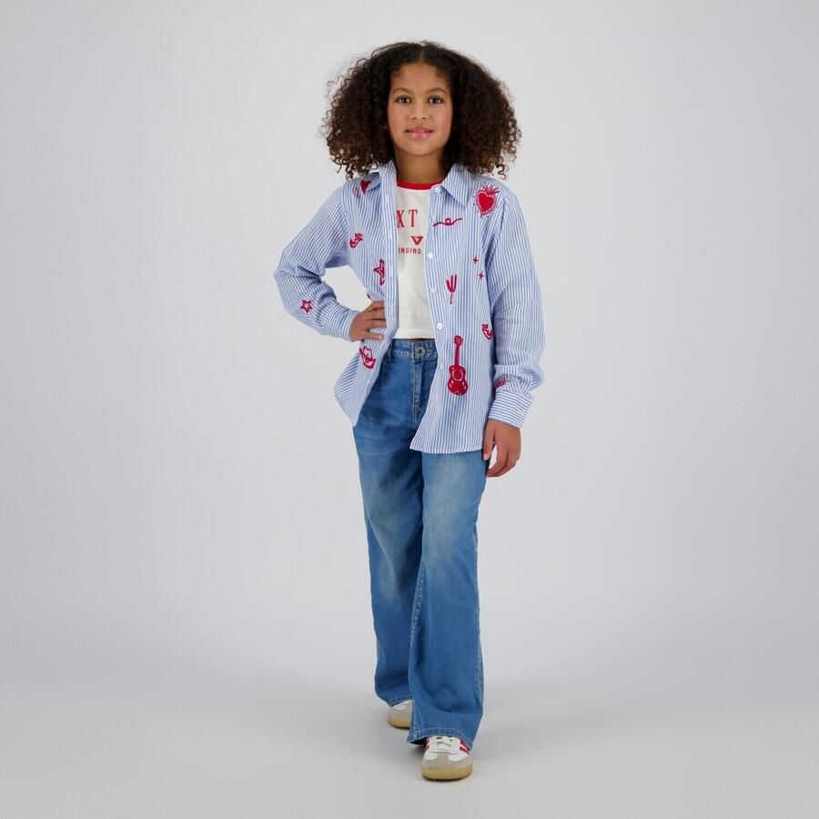 VINGINO Meisjes Blouses Lotta Lichtblauw